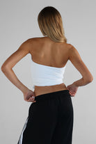 Wrap Halter Top - White - LEELO ACTIVE