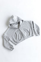 Zip Hoodie - Heather Grey - LEELO ACTIVE