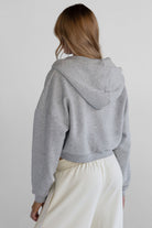 Zip Hoodie - Heather Grey - LEELO ACTIVE