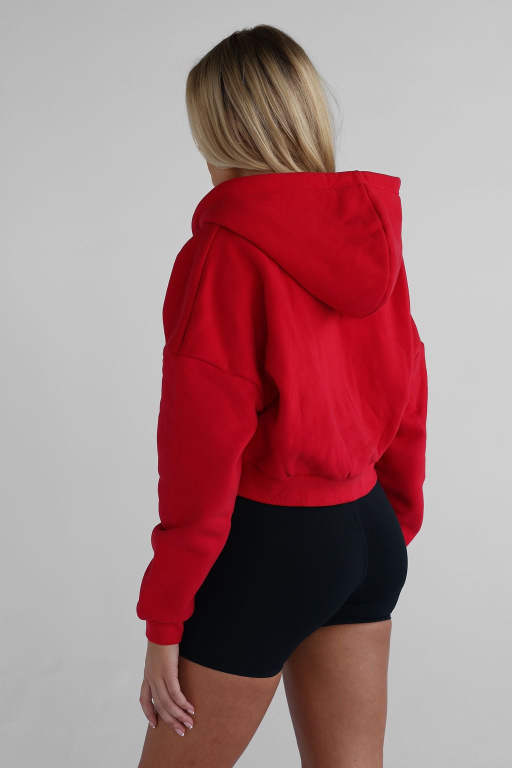 Zip Hoodie - Red - LEELO ACTIVE