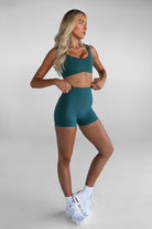 5" Bike Shorts - Emerald - LEELO ACTIVE