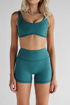 5" Bike Shorts - Emerald, PRE ORDER - LEELO ACTIVE