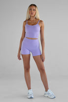 5" Signature Bike Shorts - Lilac SHIPPING FROM 12/02 - LEELO ACTIVE