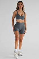 6" Bike Shorts - Haze - LEELO ACTIVE