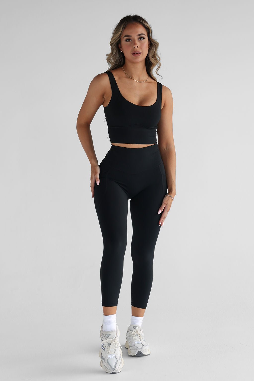 7/8 Pocket Leggings - Black - LEELO ACTIVE