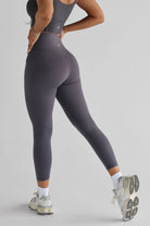 7/8 Pocket Leggings - Charcoal - LEELO ACTIVE