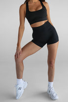 Booty Shorts - Black - LEELO ACTIVE