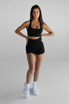 Booty Shorts - Black - LEELO ACTIVE