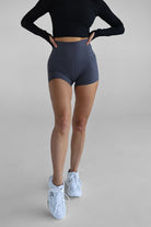 Booty Shorts - Charcoal - LEELO ACTIVE