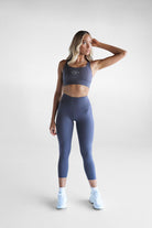 Charcoal 7/8 Leggings - LEELO ACTIVE