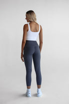 Charcoal Pocket Leggings - 7/8 length - LEELO ACTIVE