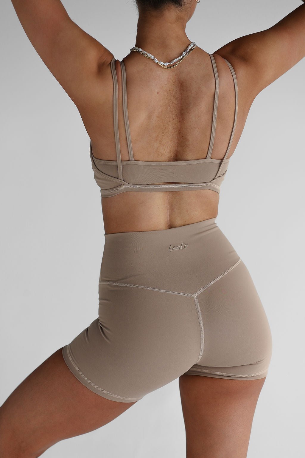 Double Layer Crop - Tan - LEELO ACTIVE