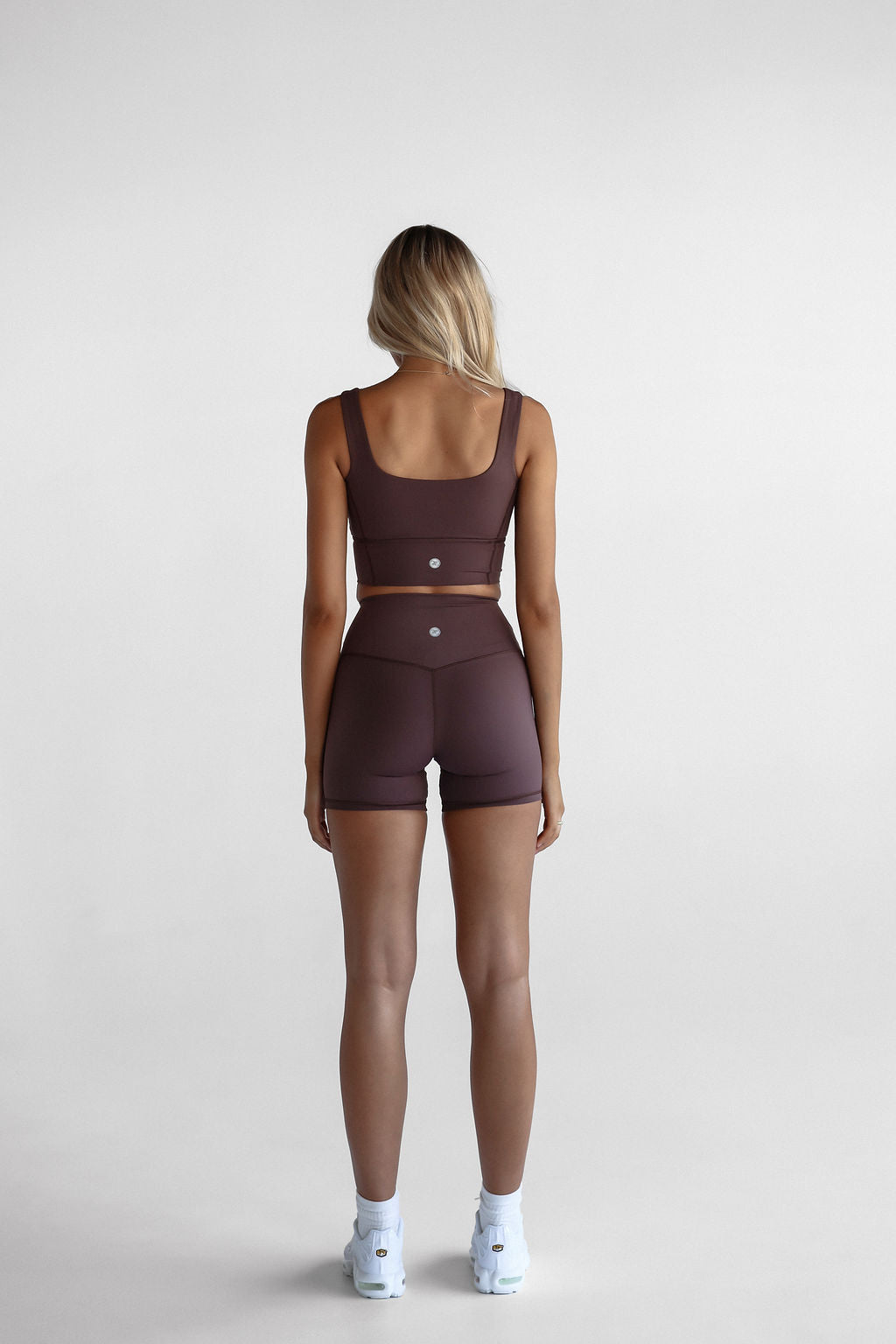 Espresso Luxe Longline Crop - LEELO ACTIVE