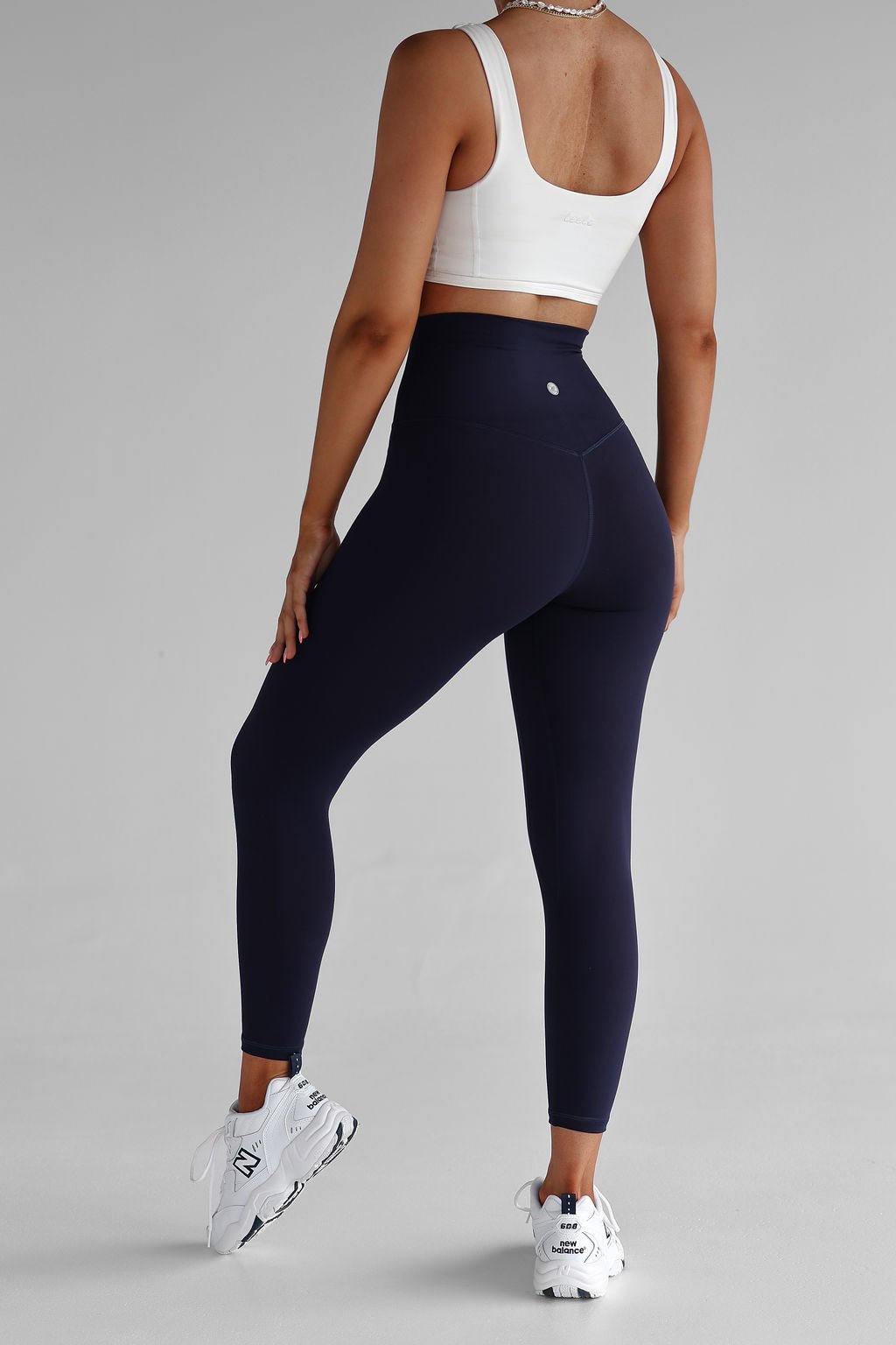 Extra High Waist 7/8 Leggings - Midnight Blue - LEELO ACTIVE