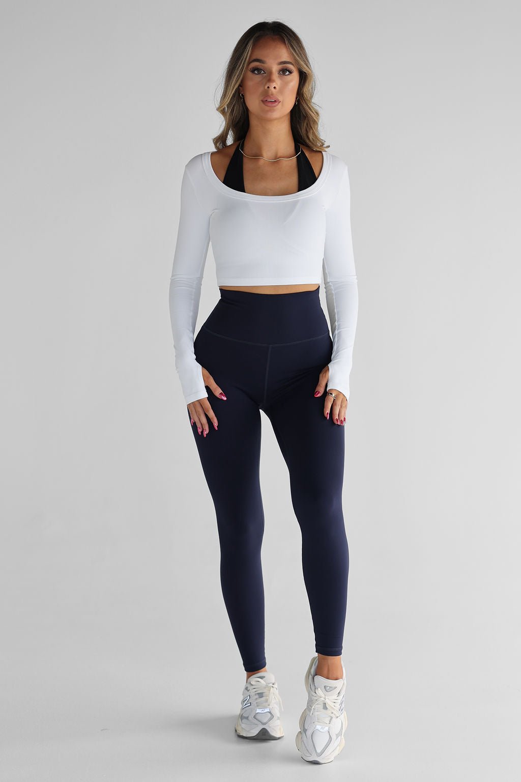 Midnight Blue Full Length Leggings, High Waisted and 5 Star Rated