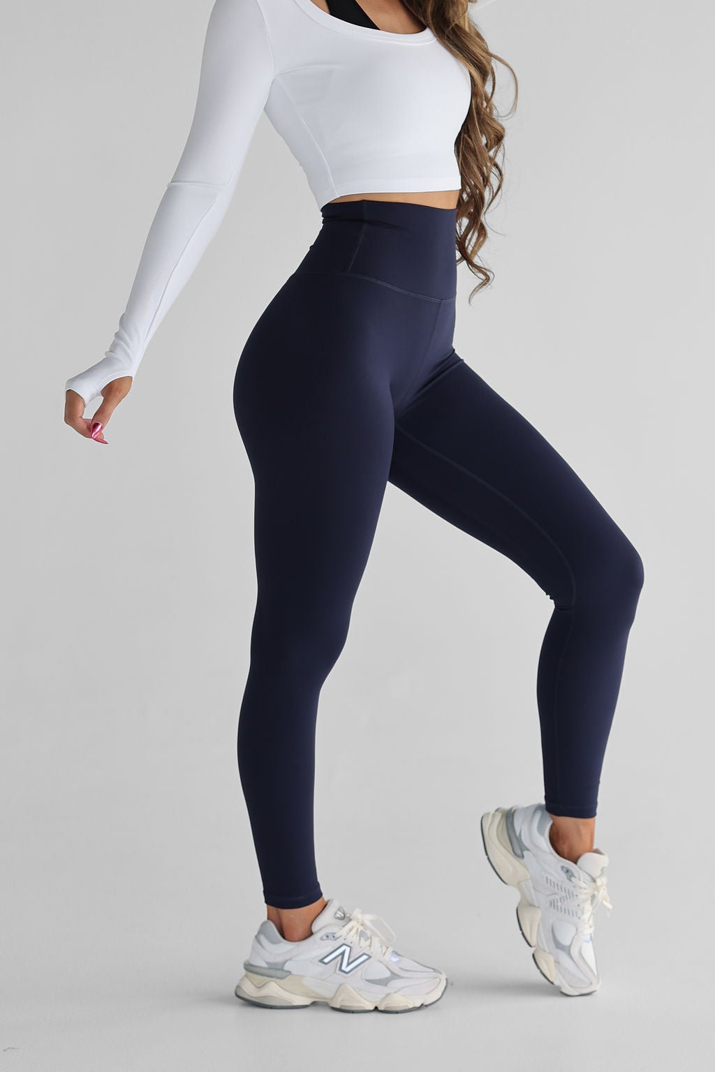 Midnight Blue Full Length Leggings, High Waisted and 5 Star Rated