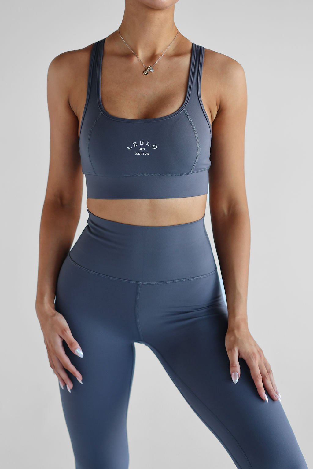 Extra High Waist Leggings - Charcoal - LEELO ACTIVE