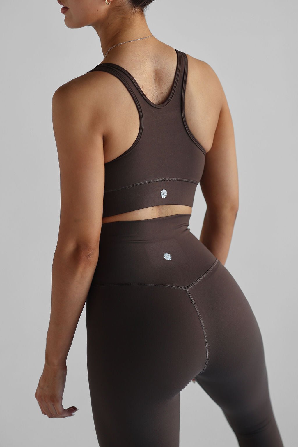 Extra High Waist Leggings - Mocha - LEELO ACTIVE