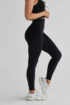 Full Length Pocket Leggings - Black - LEELO ACTIVE