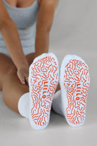 Grip Socks - The Design Collection - Orange - LEELO ACTIVE