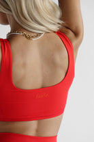 Luxe Crop - Scarlet, PRE ORDER - LEELO ACTIVE