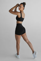 Luxe Signature Crop - Deep Black - LEELO ACTIVE