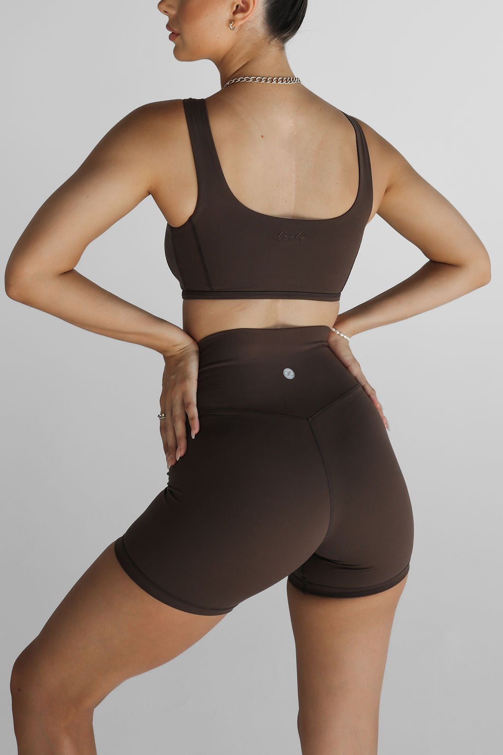 Luxe Signature Crop - Mocha - LEELO ACTIVE