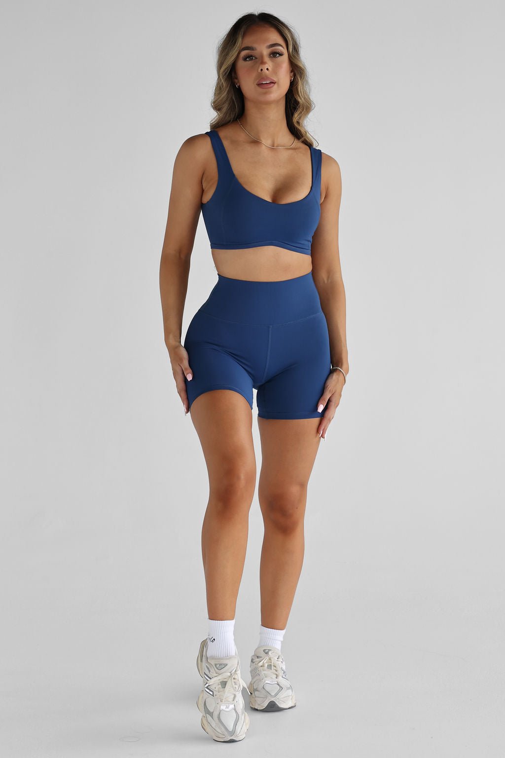 Luxe Signature Crop - Royal Blue - LEELO ACTIVE
