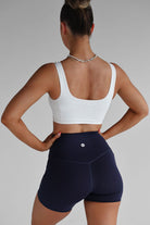 Luxe Signature Crop - White - LEELO ACTIVE