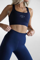 Midnight Blue 7/8 Leggings - LEELO ACTIVE