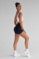 Midnight Blue Pocket Bike Shorts - LEELO ACTIVE