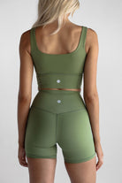 Olive Bike Shorts - LEELO ACTIVE