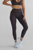 SCULPT 7/8 Leggings - Dark Chocolate - LEELO ACTIVE