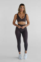 SCULPT 7/8 Leggings - Dark Chocolate - LEELO ACTIVE