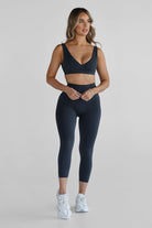 SCULPT 7/8 Leggings - Navy - LEELO ACTIVE