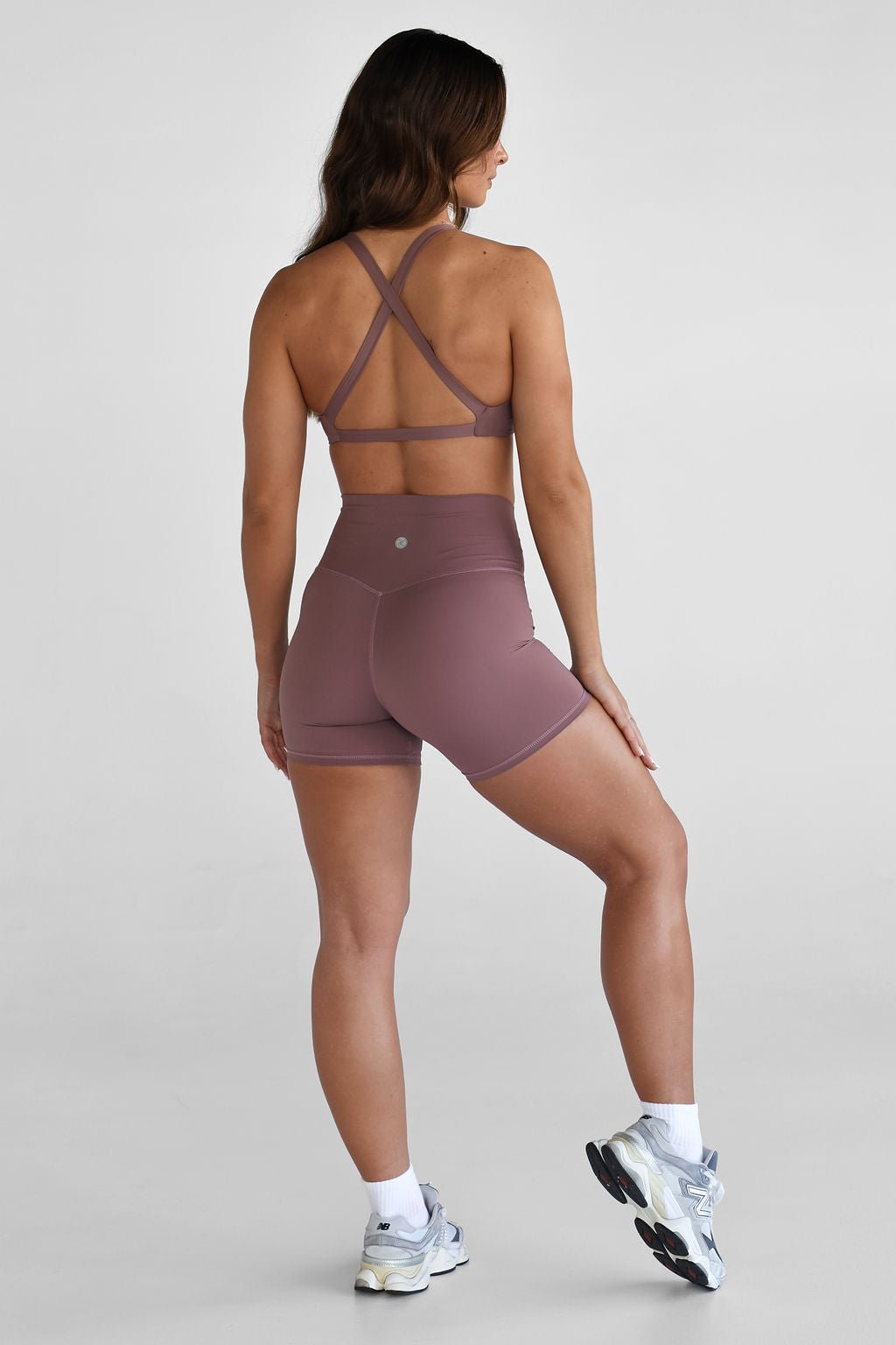 SCULPT Bike Shorts - Mauve - LEELO ACTIVE