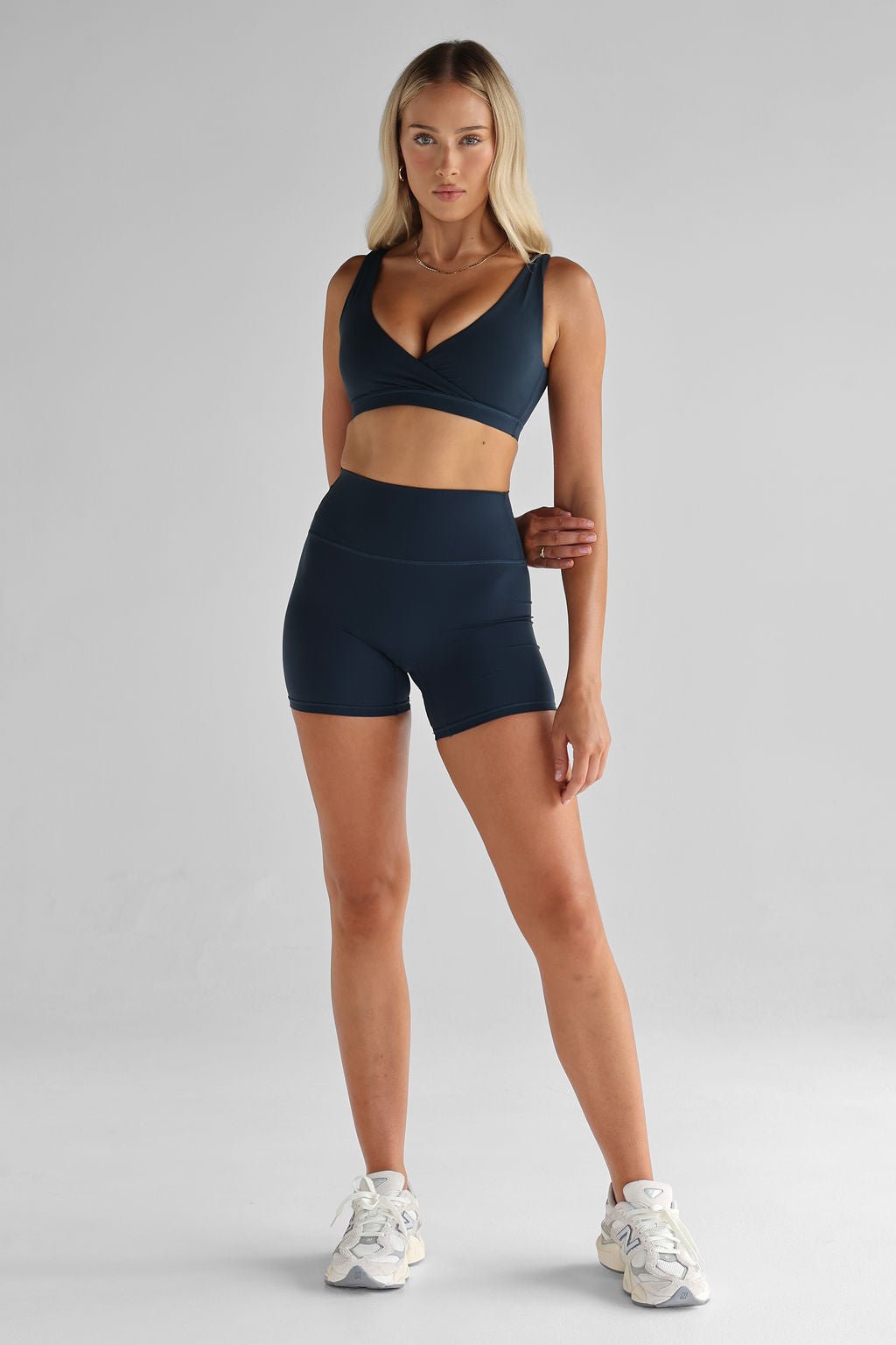 SCULPT Bike Shorts - Navy - LEELO ACTIVE