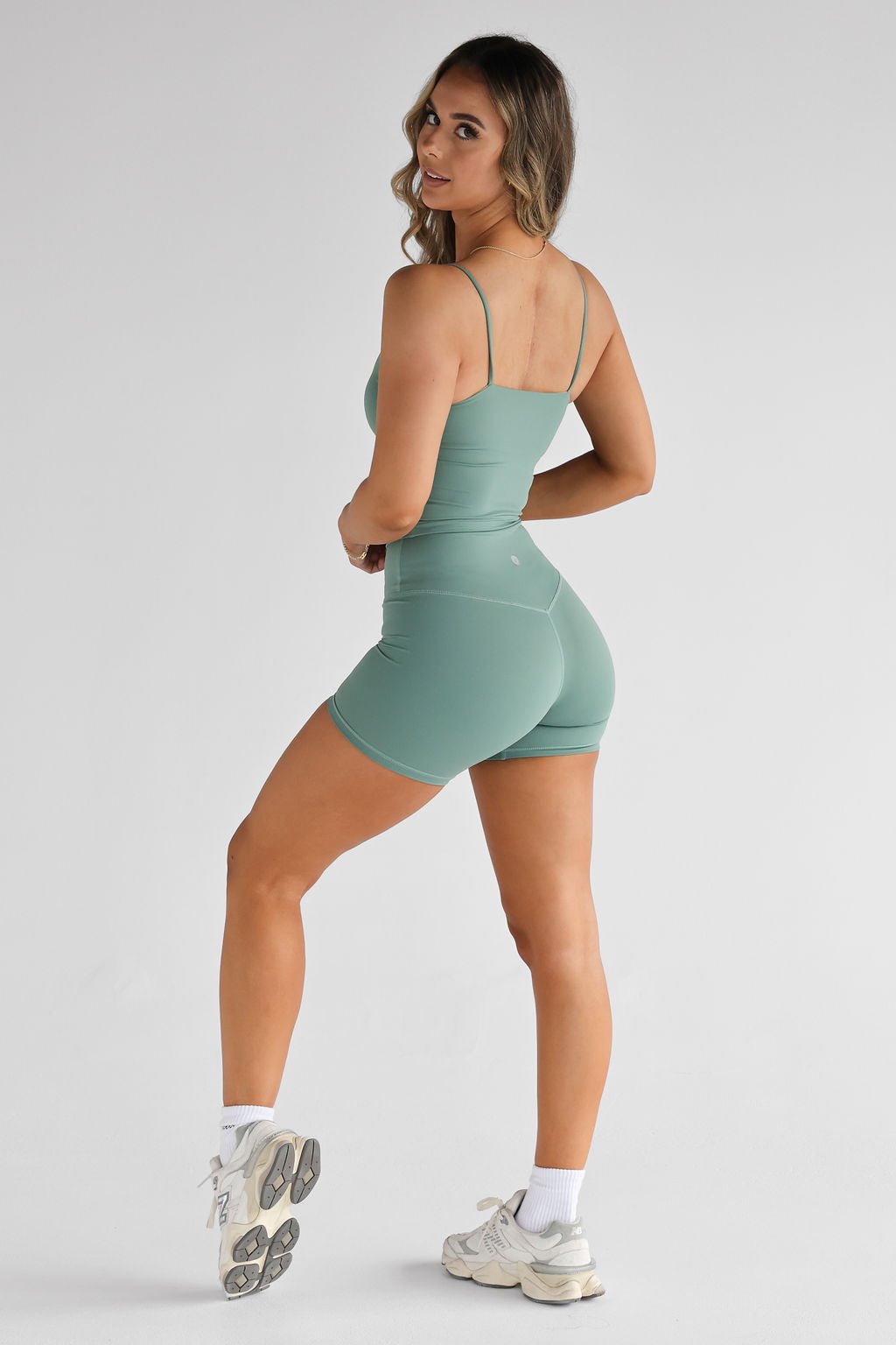 SCULPT Bike Shorts - Sage SHIPPING FROM 3/11 - LEELO ACTIVE