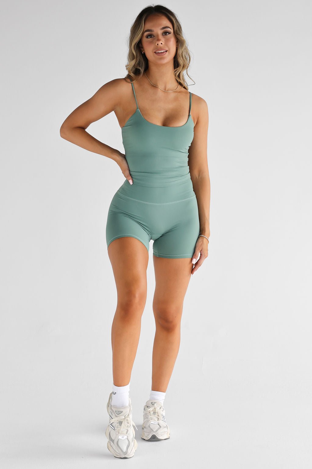 SCULPT Bike Shorts - Sage SHIPPING FROM 3/11 - LEELO ACTIVE