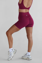 SCULPT Bike Shorts - Sangria - LEELO ACTIVE