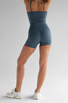 SCULPT Bike Shorts - Slate Gray - LEELO ACTIVE