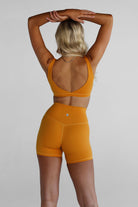 SCULPT Bike Shorts - Tangerine - LEELO ACTIVE