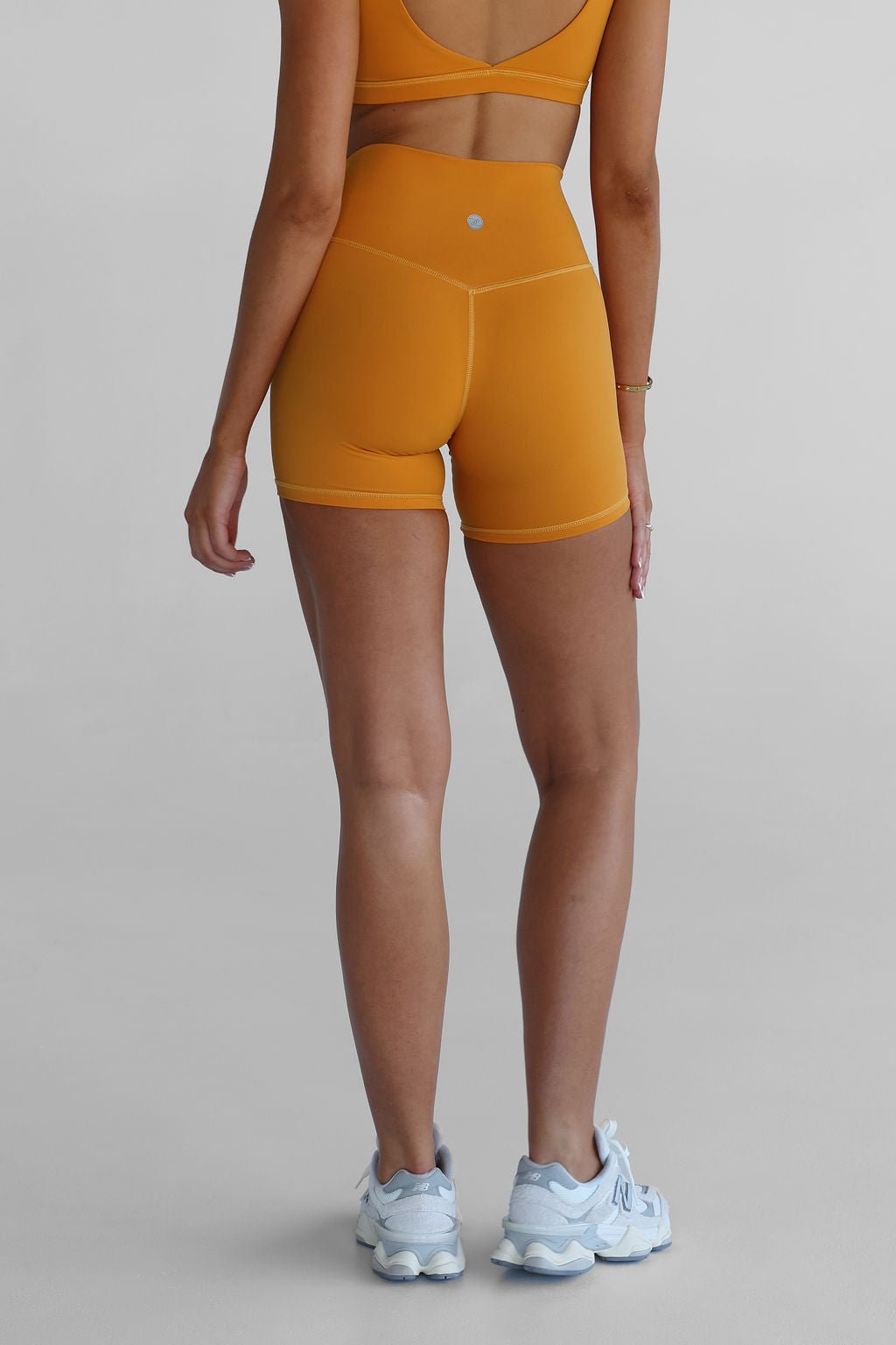 SCULPT Bike Shorts - Tangerine - LEELO ACTIVE