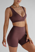 SCULPT Crop - Espresso - LEELO ACTIVE