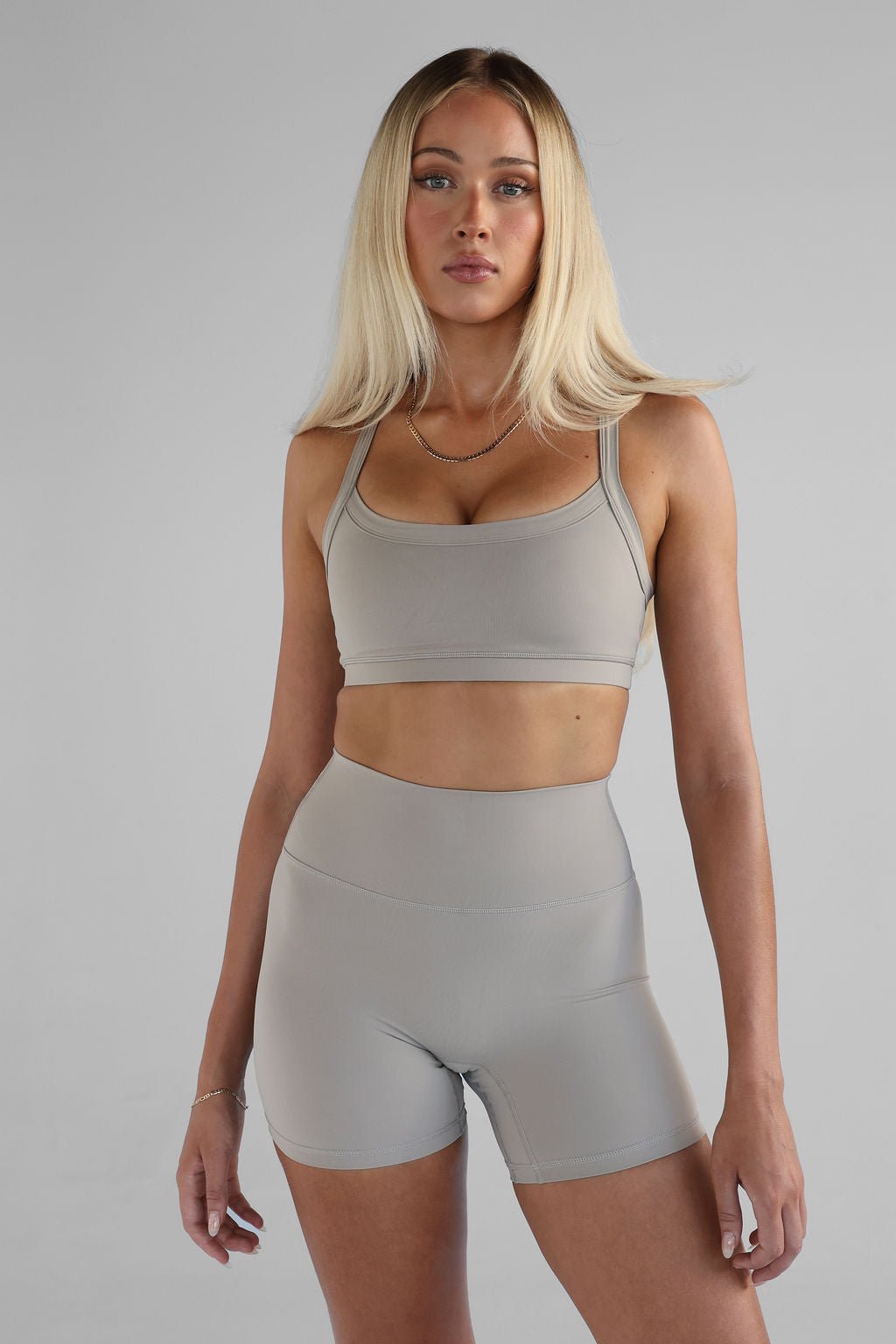 SCULPT Cross Back Crop - Latte SHIPPING FROM 12/02 - LEELO ACTIVE