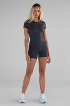 SCULPT Fitted Tee - Ash SHIPPING FROM 12/02 - LEELO ACTIVE