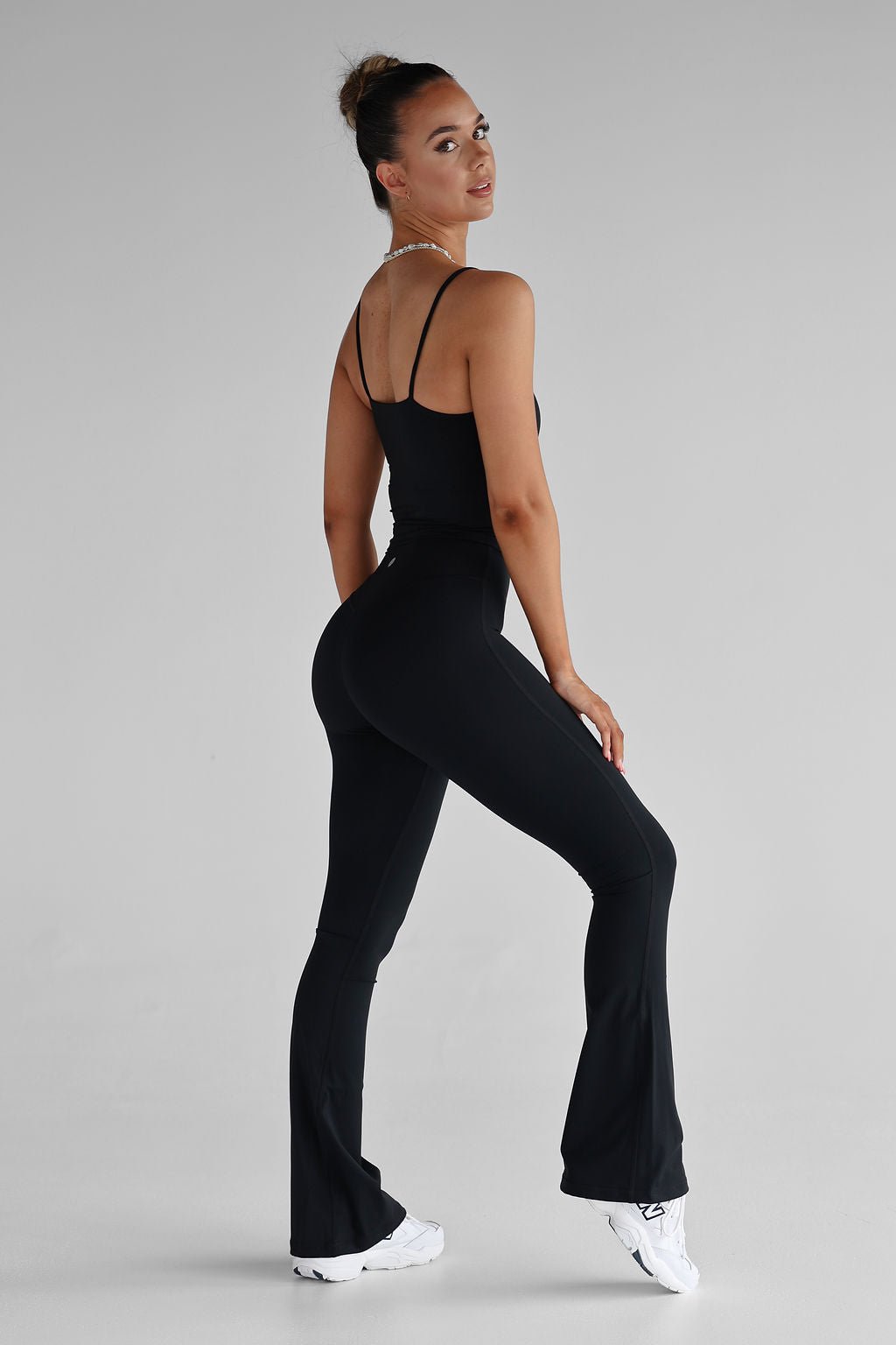 SCULPT Flare Leggings - Black, High Waisted, Squat Proof, 5 Star Rated