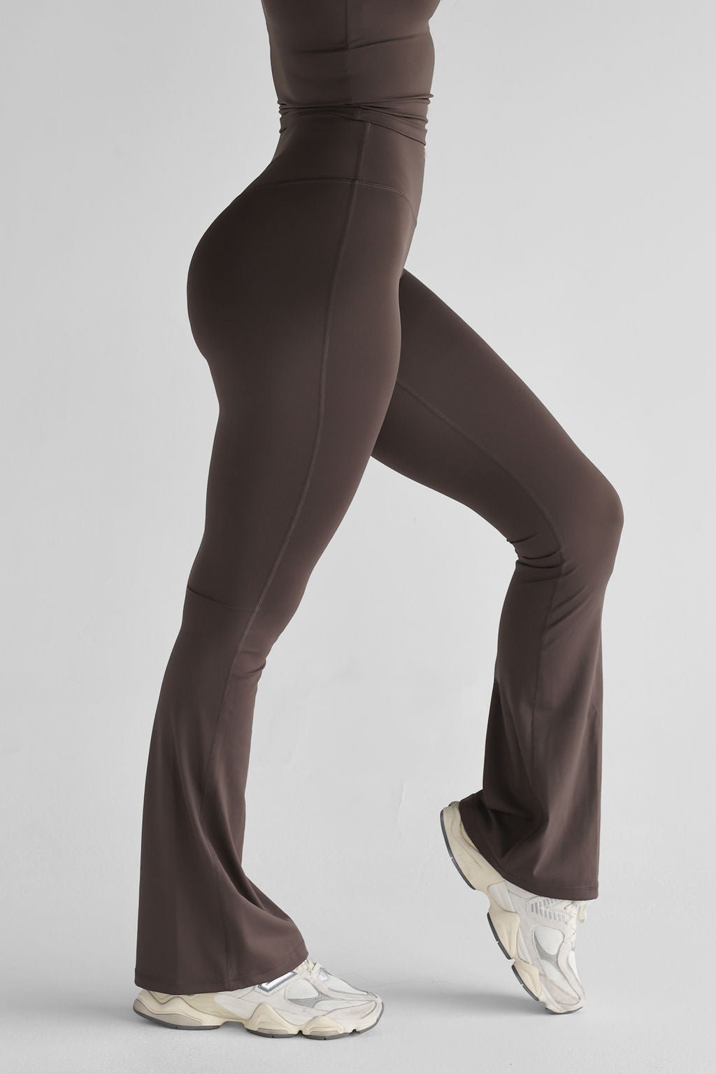 SCULPT Flare Leggings - Dark Chocolate, High Waisted, Squat Proof, 5 Star  Rated
