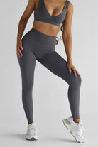 SCULPT Full Length Leggings - Charcoal (SHIPPING FROM 9/06) - LEELO ACTIVE