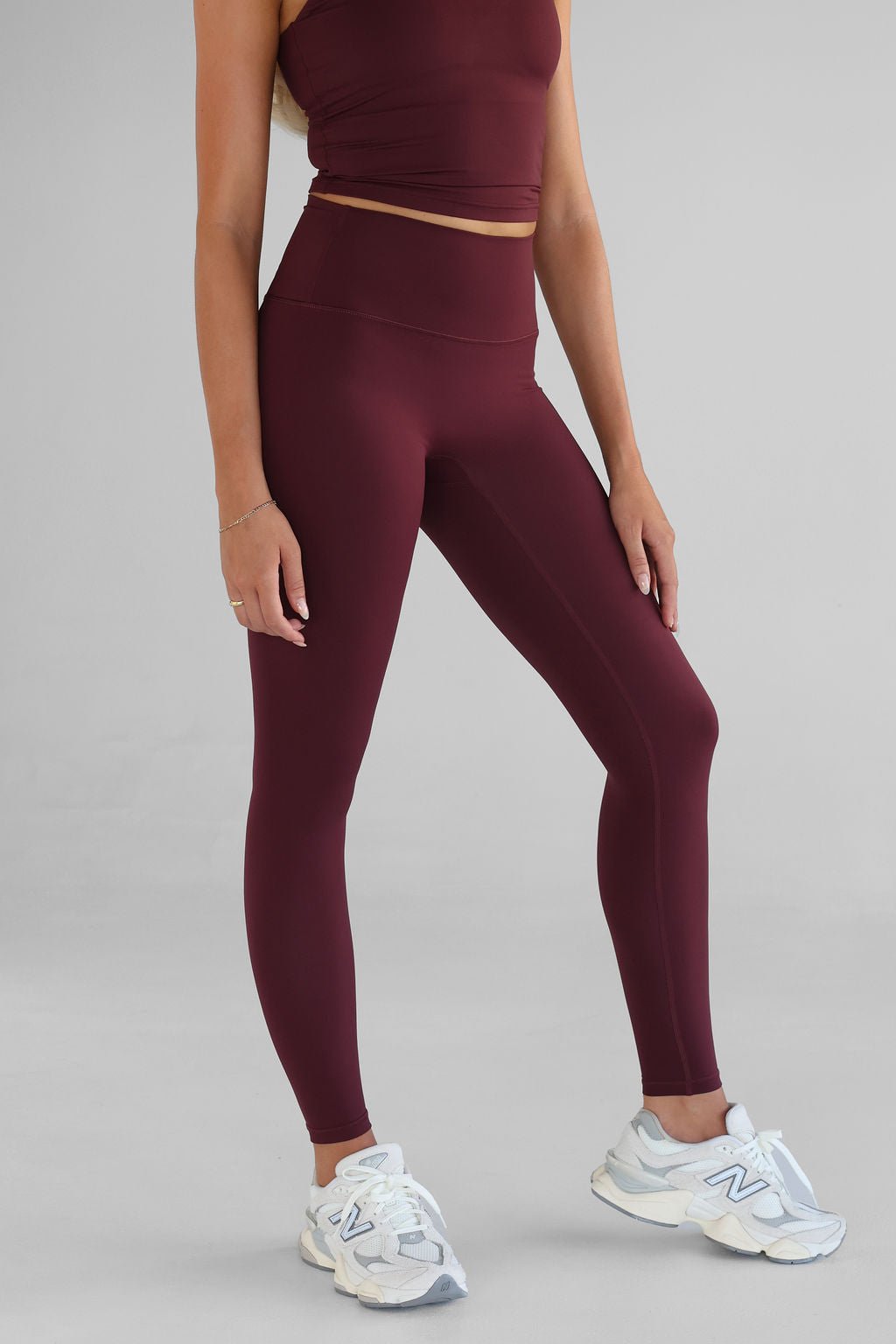 SCULPT Full Length Leggings - Cherry Cola SHIPPING FROM 12/02 - LEELO ACTIVE